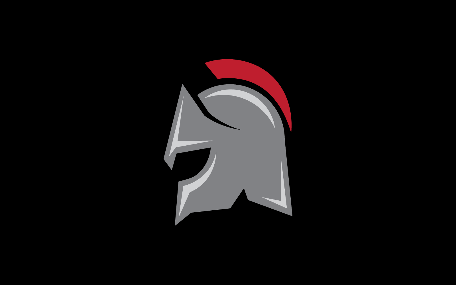Projekt wektora logo spartańskiego gladiatora