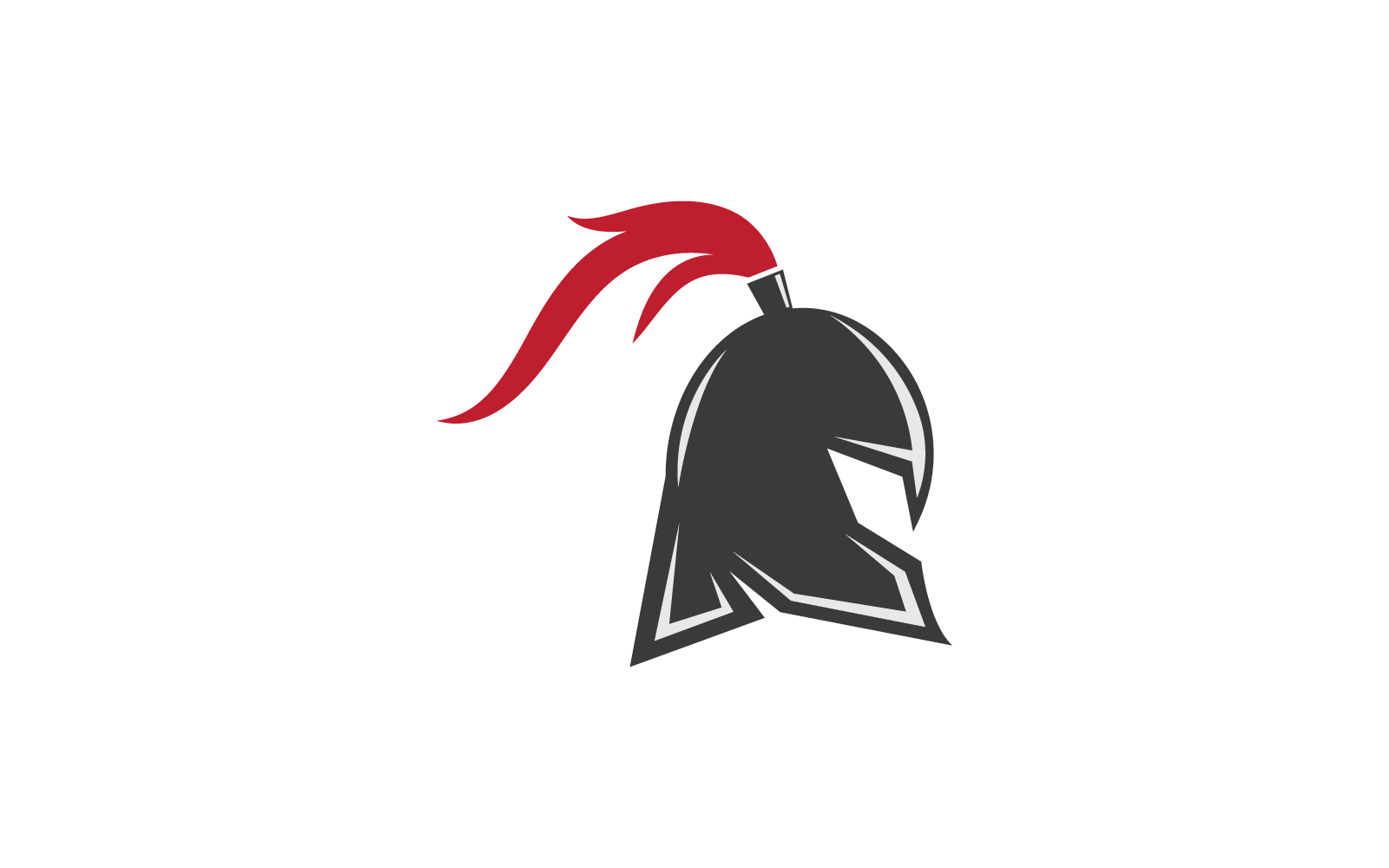Spartan gladiator logo vector illustration template