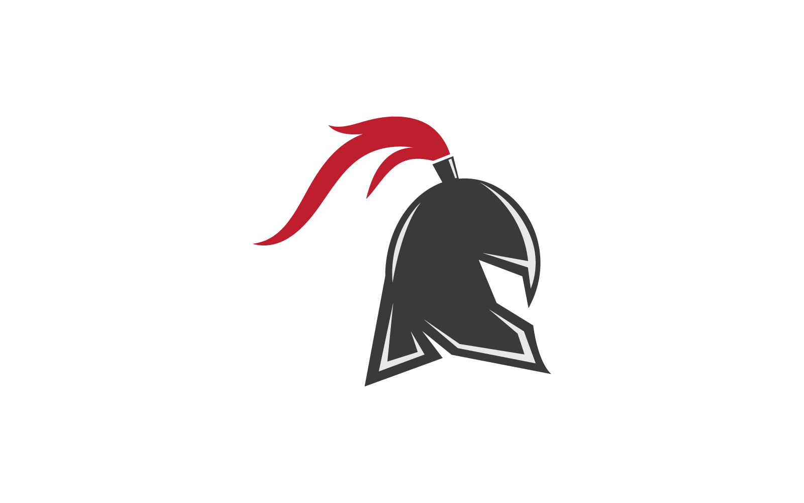 Spartanische Gladiator-Logo-Vektor-Illustrationsvorlage
