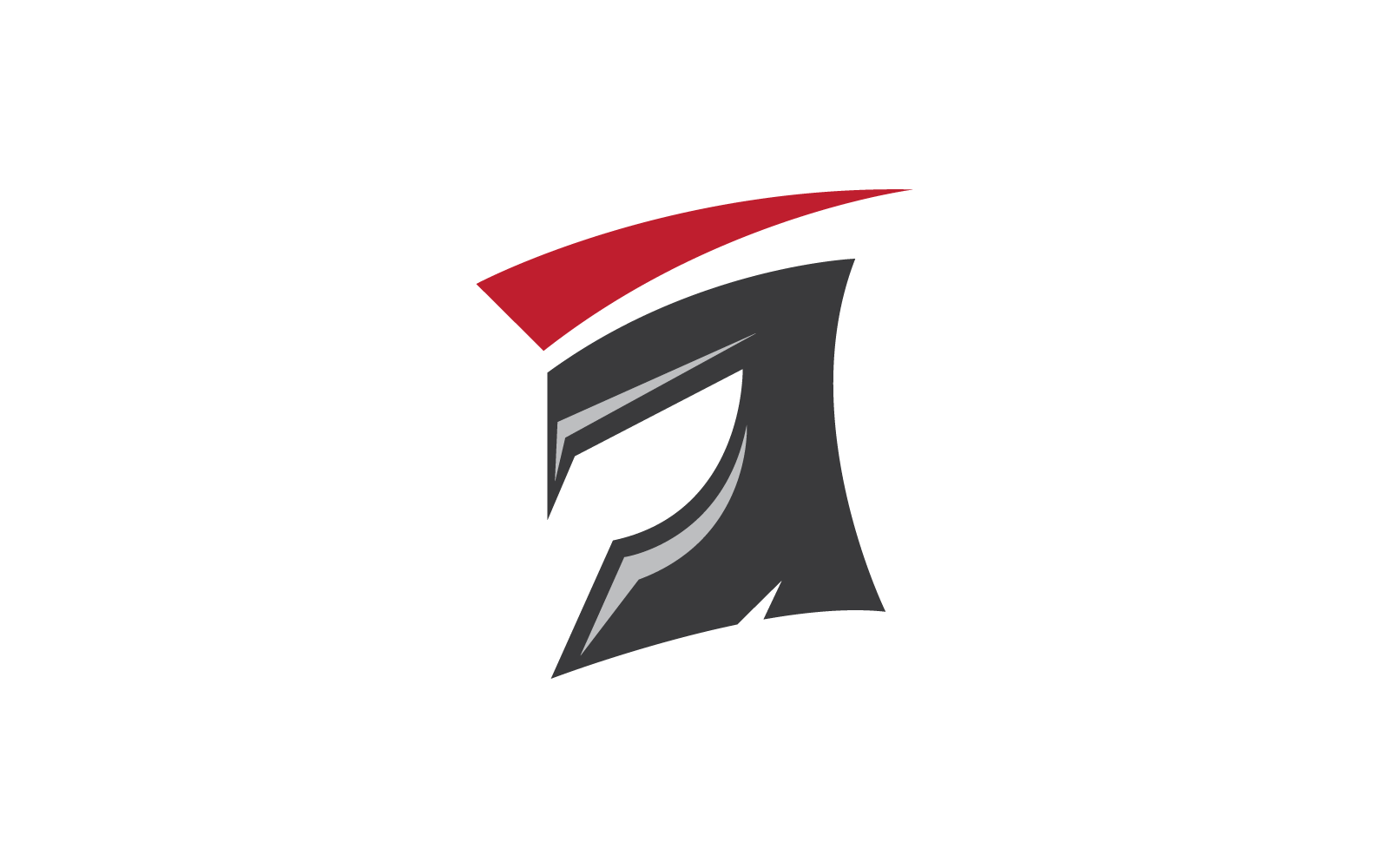 Szablon projektu logo wektora spartańskiego gladiatora