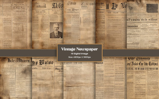 Vintage antique newspaper texture background, Old brown parchment antique paper sheet.