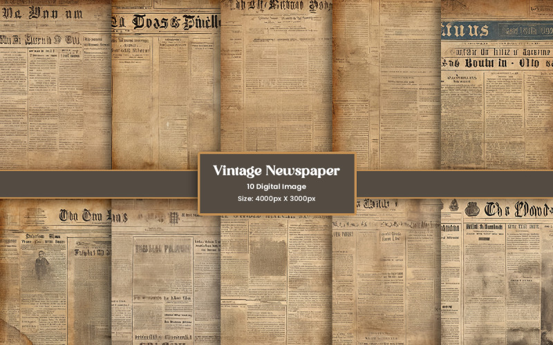 Vintage antique newspaper texture background, Old magazine parchment antique paper sheet. Background