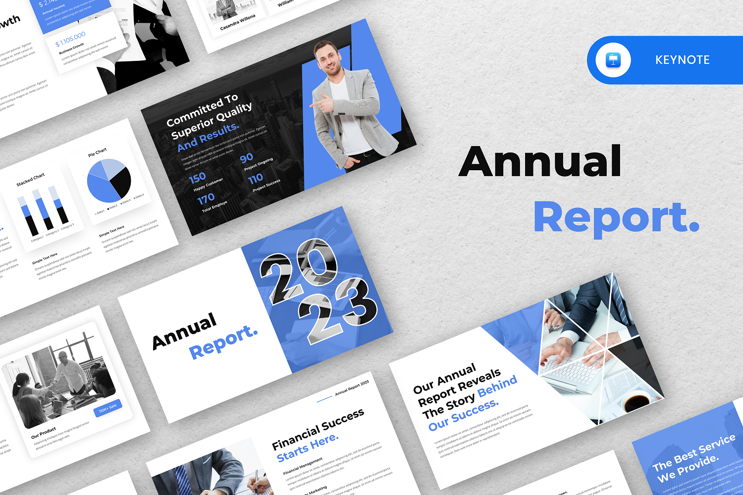 Business Annual Report Keynote Template