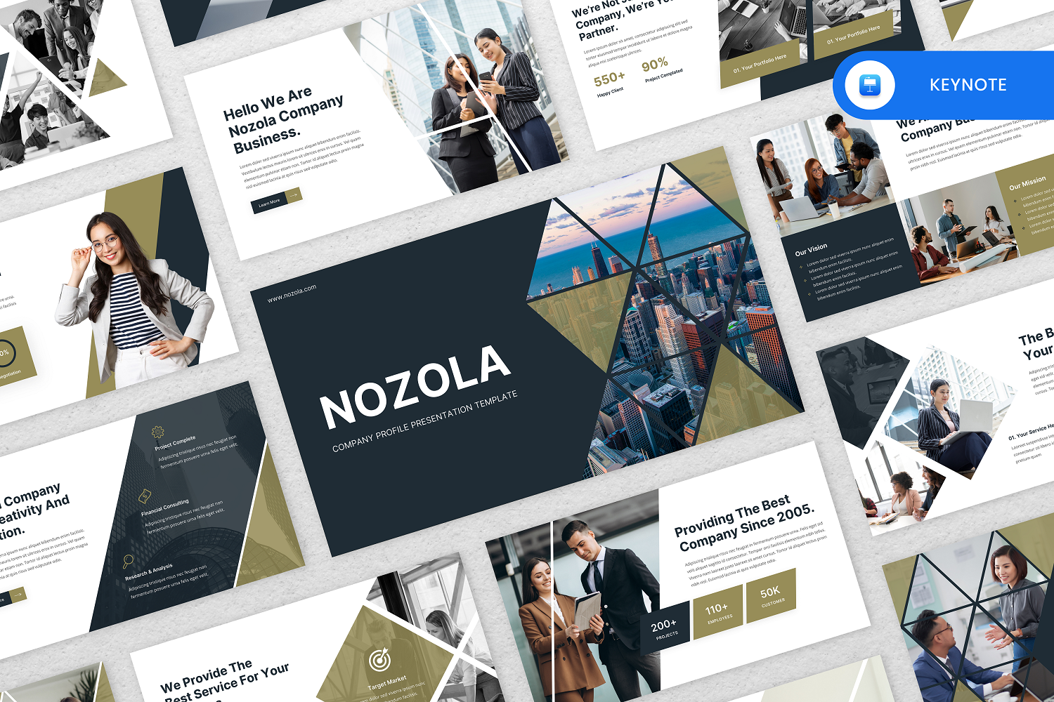 Nozola - Company Profile Keynote Template