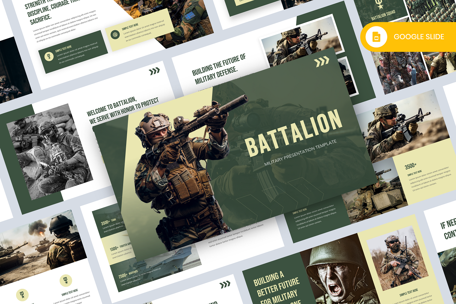 Battalion - Military Google Slide Template