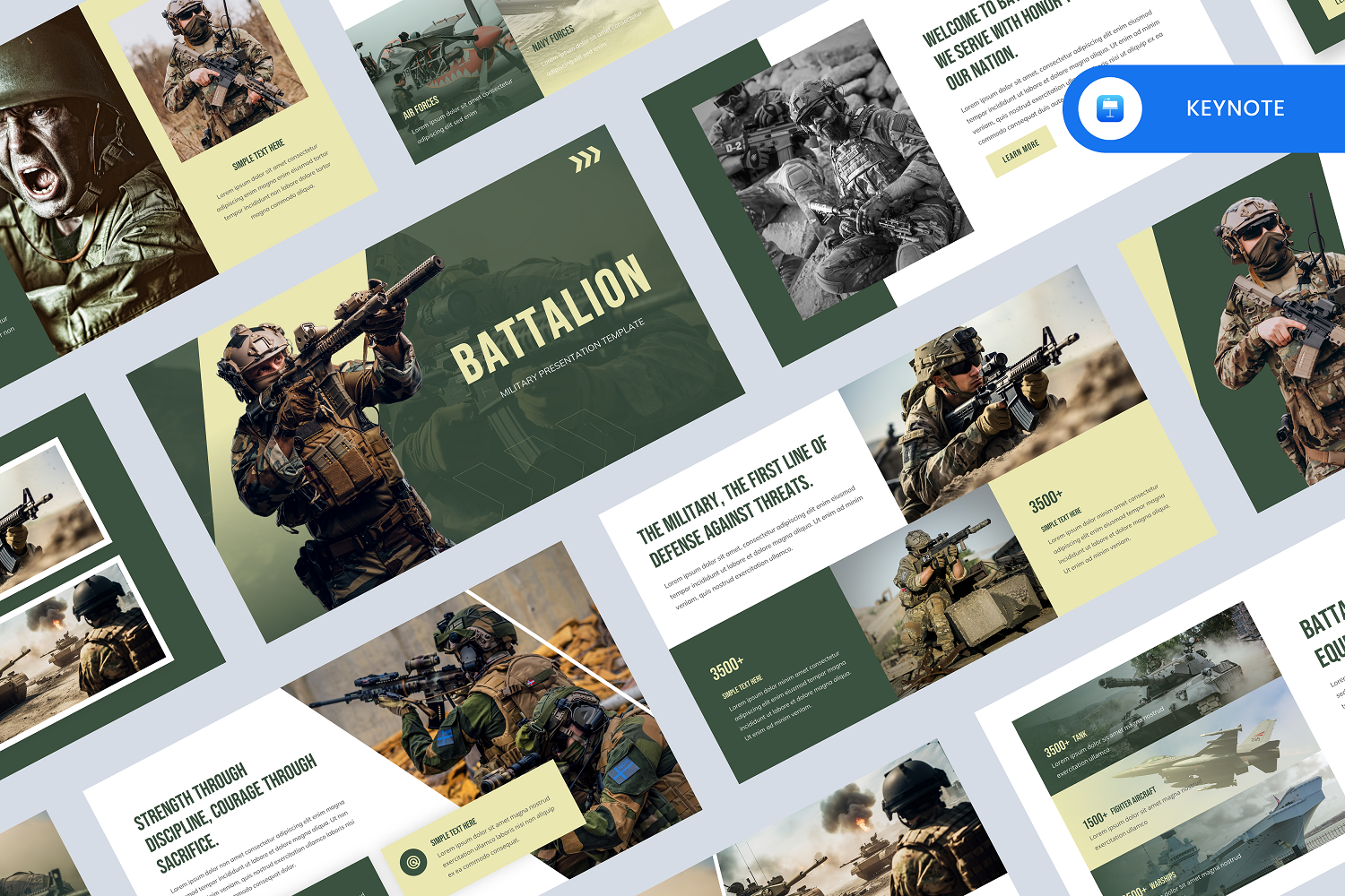 Battalion - Military Keynote Template