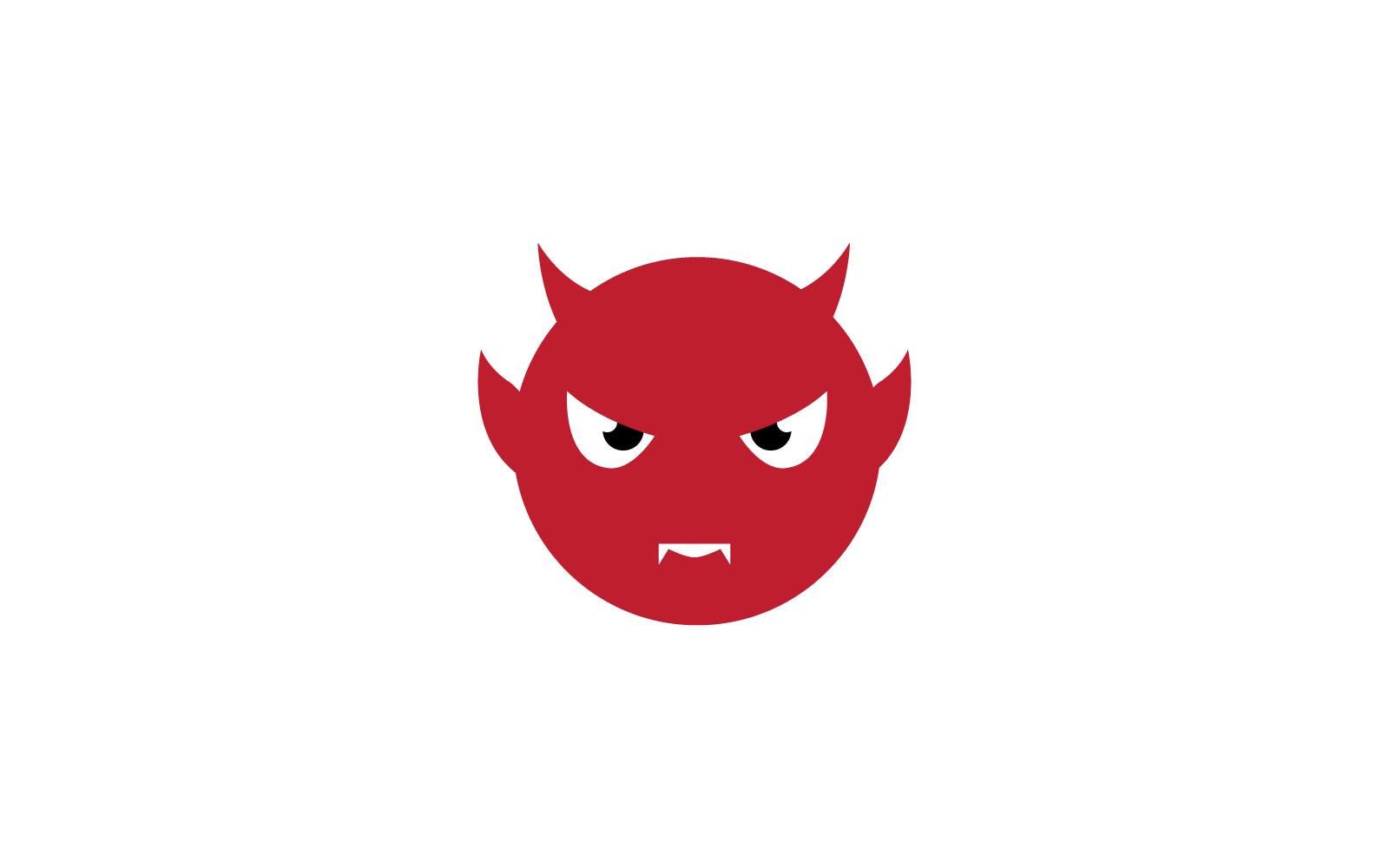 Devil logo design illustration vector template
