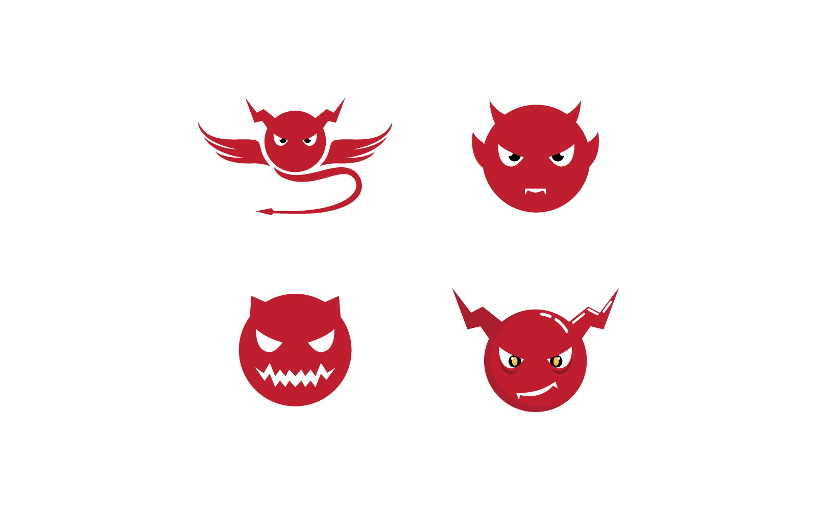 Devil logo illustration design vector template Logo Template