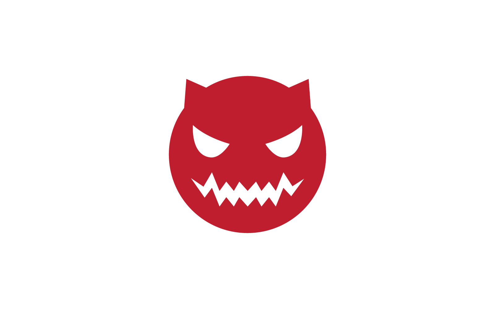 Devil logo ilustration vector design template Logo Template