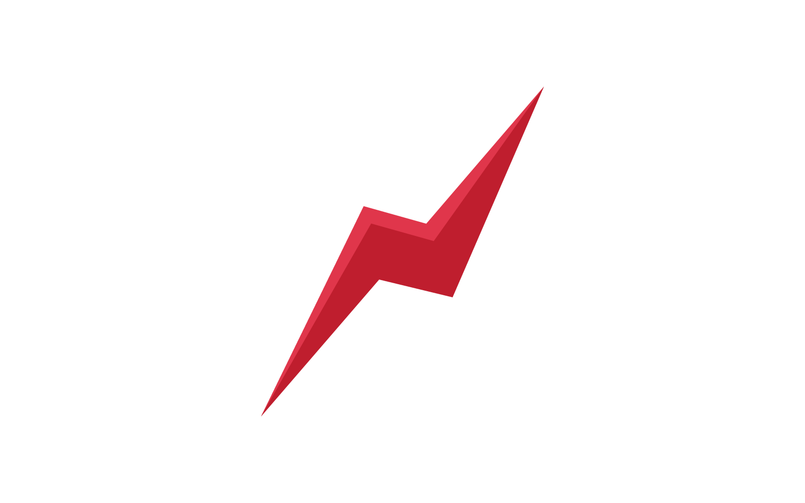 Power lightning logo icon vector design
