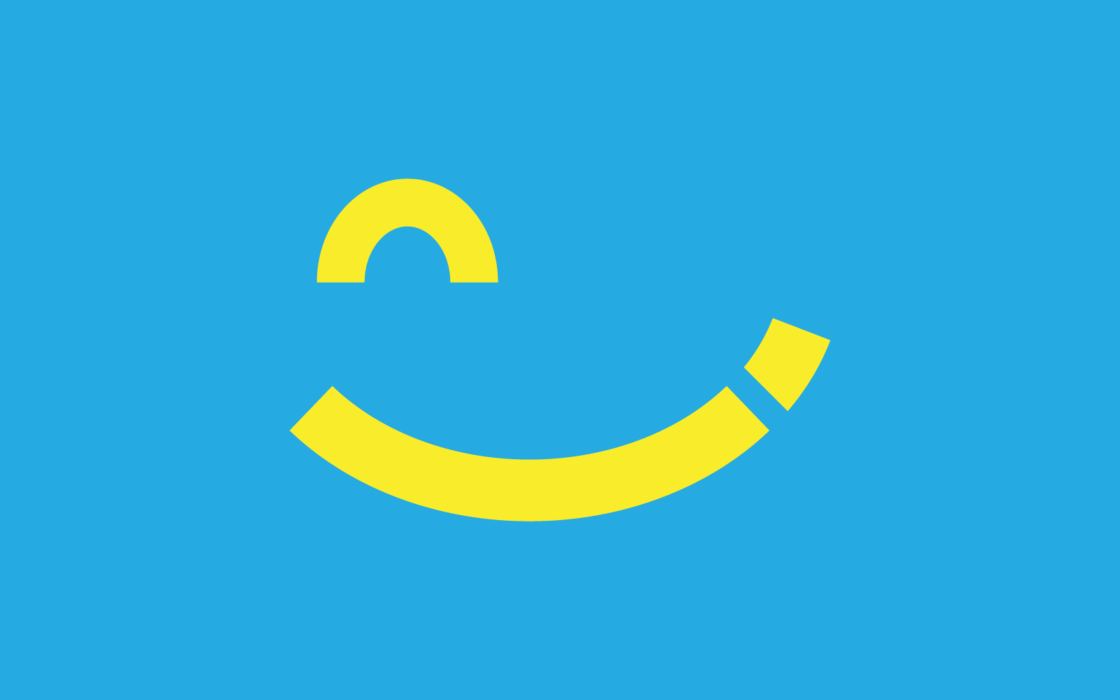 Smile happy face logo vector design