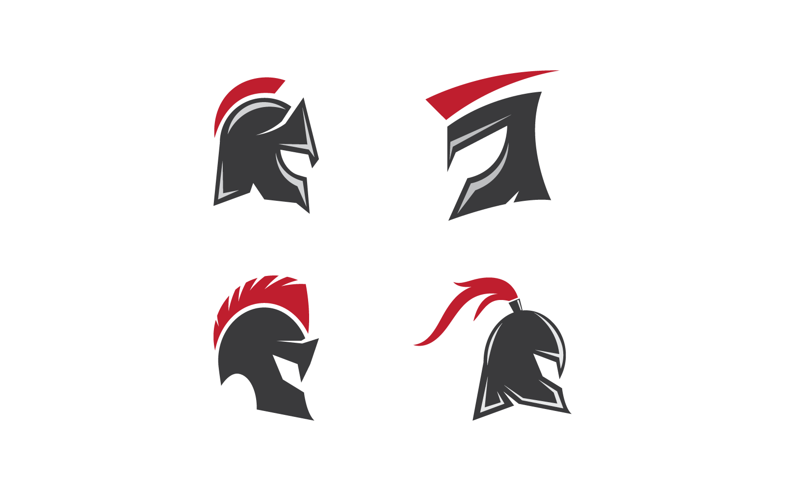 Spartan gladiator logo icon vector template