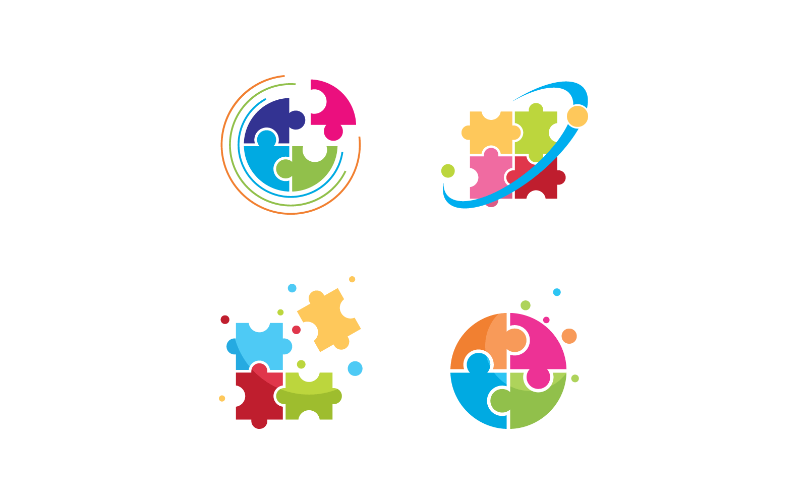 Szablon projektu logo społeczności, sieci i społeczności