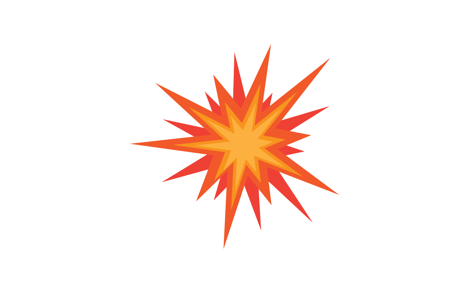 Wybuch ilustracja wektor Płaska konstrukcja