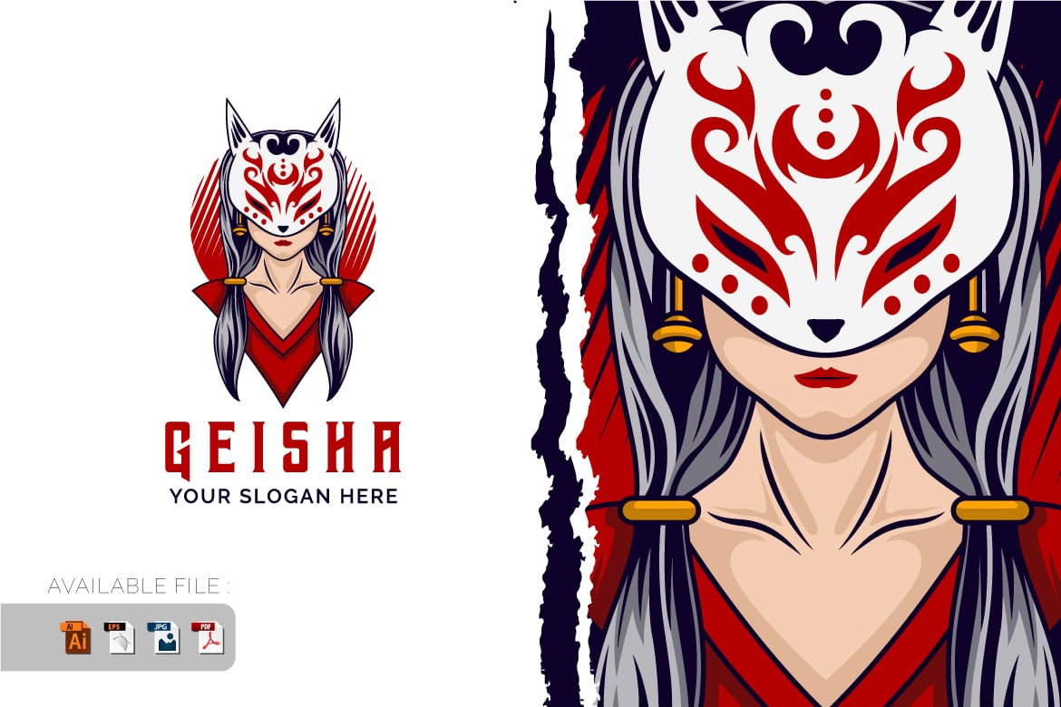 Kit Graphique #392954 Geisha Girl Divers Modles Web - Logo template Preview