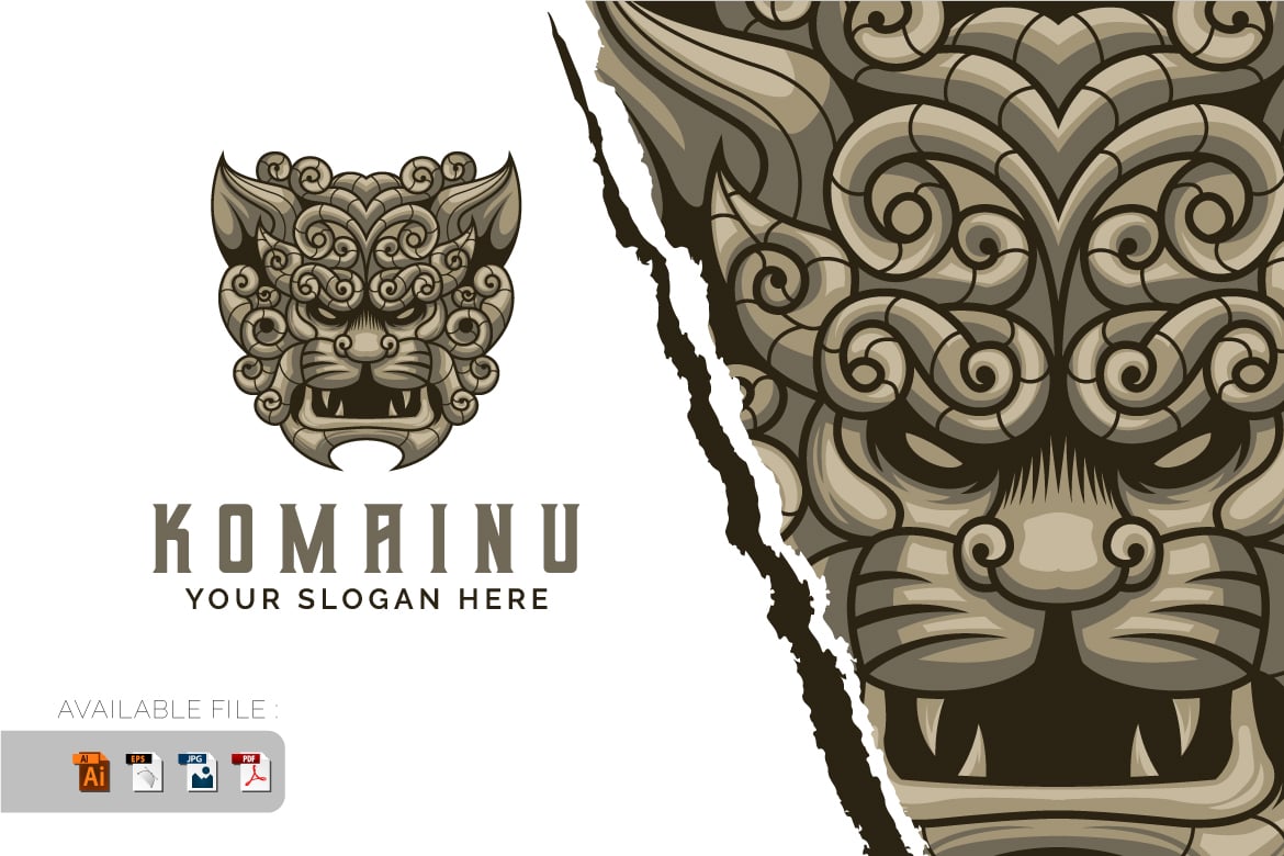 Kit Graphique #392957 Komainu Lion Divers Modles Web - Logo template Preview