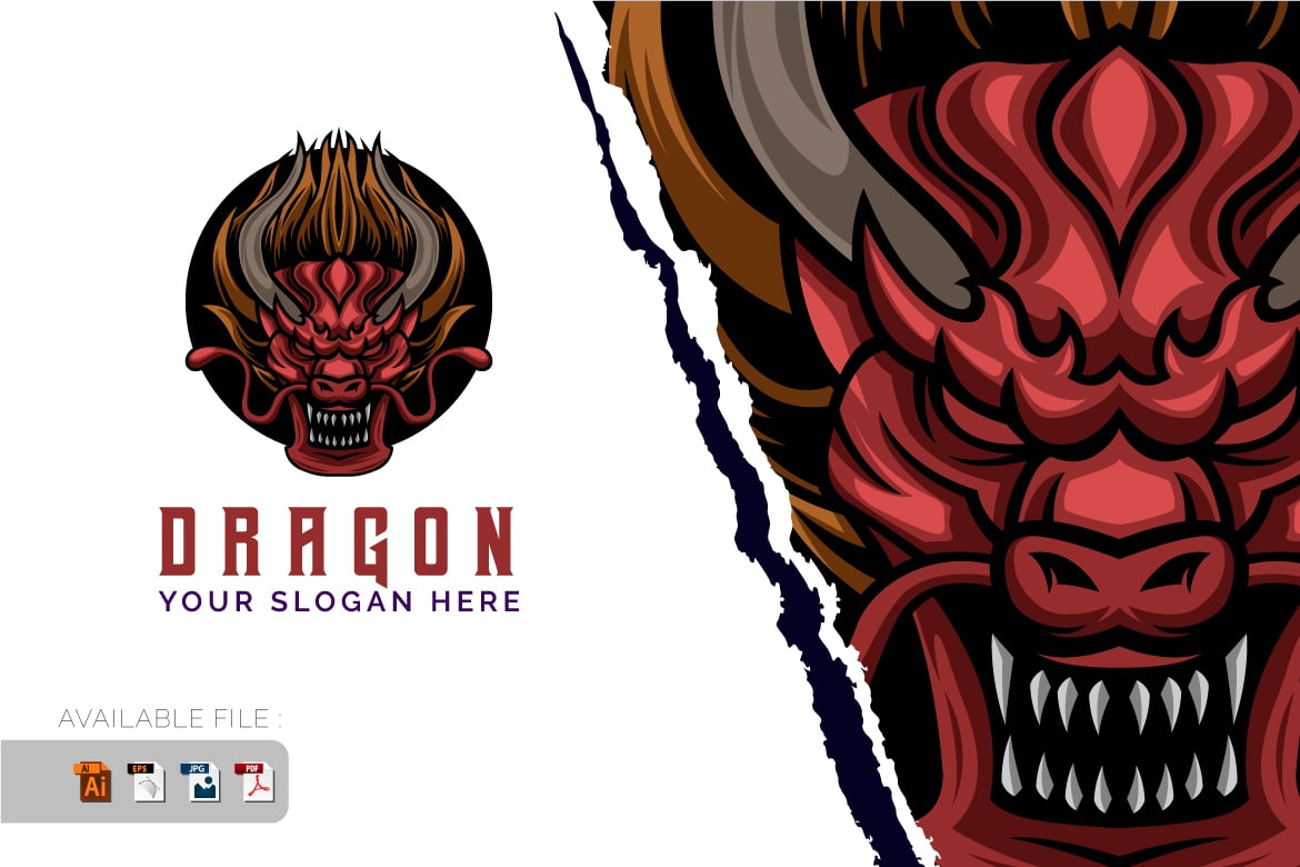 Kit Graphique #392960 Dragon Template Divers Modles Web - Logo template Preview