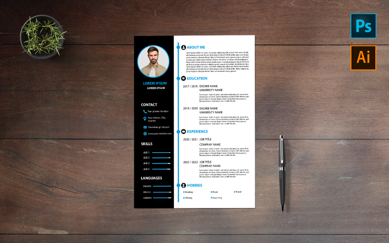 Modern and elegant resume template Resume Template