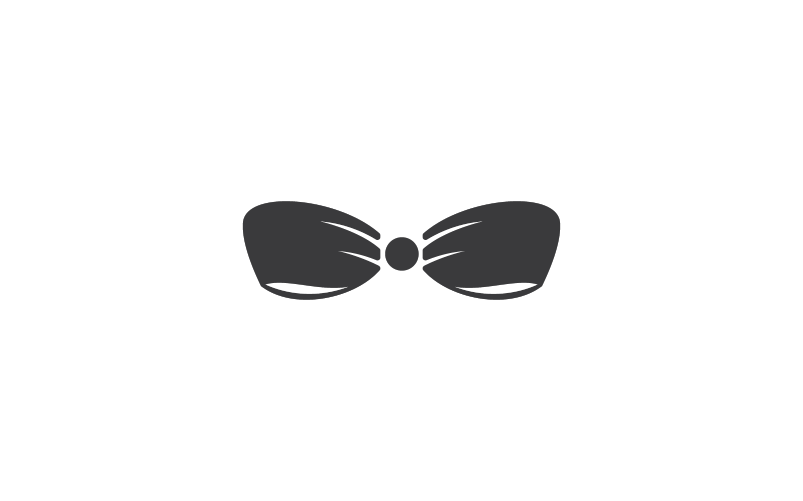 Bow tie icon vector illustration flat design template Logo Template