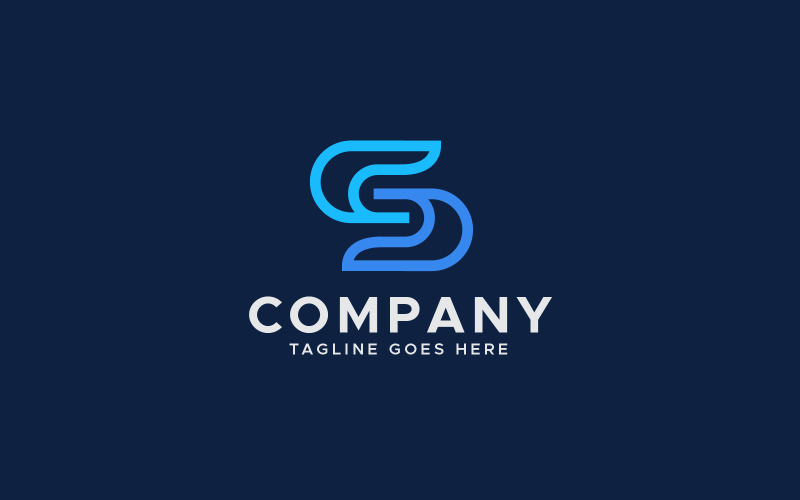 2 Minimal letter S logo design template Logo Template