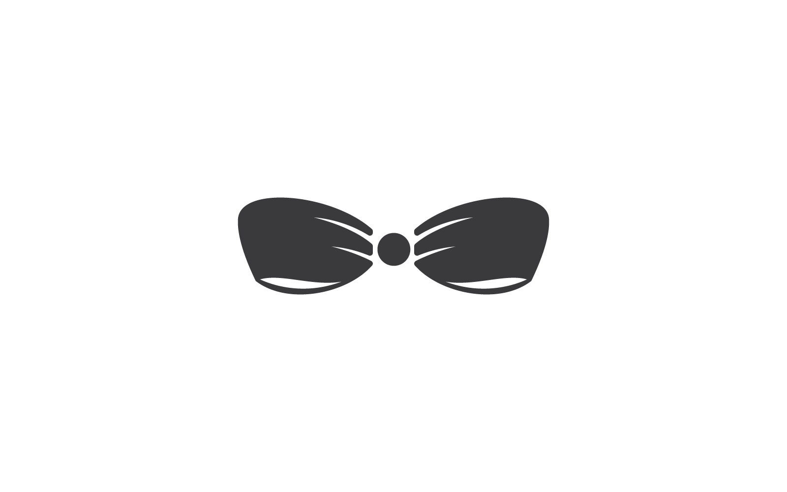 Strikje pictogram vector illustratie platte ontwerpsjabloon