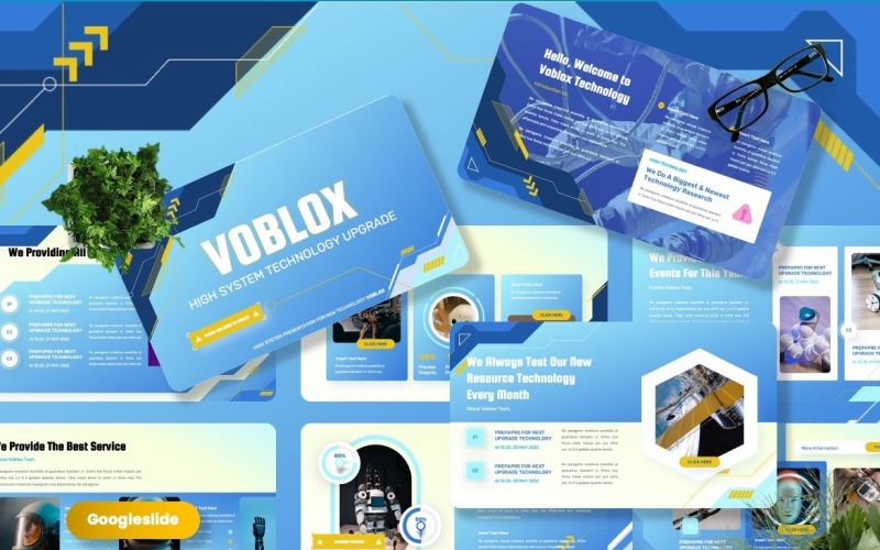Voblox - Tehcnology Googleslide Templates Google Slide