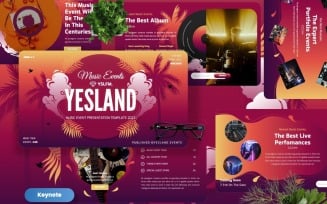 Yesland - Music Events Keynote Template