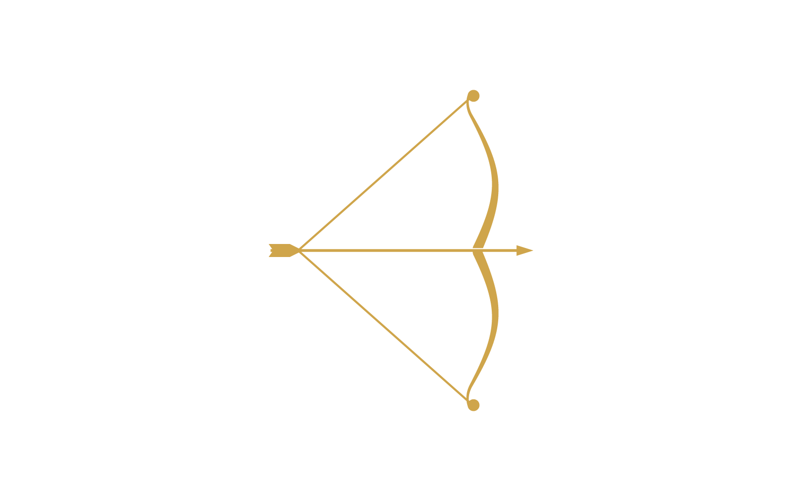 Archery logo vector design illustration template