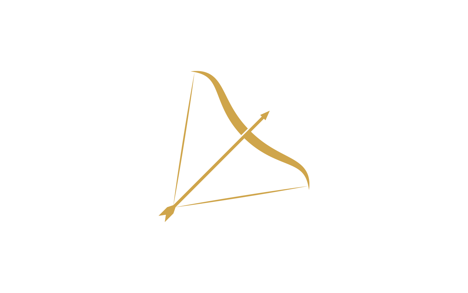 Archery logo vector ilustration template