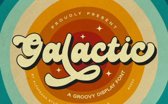 Galactic - Groovy Script Font