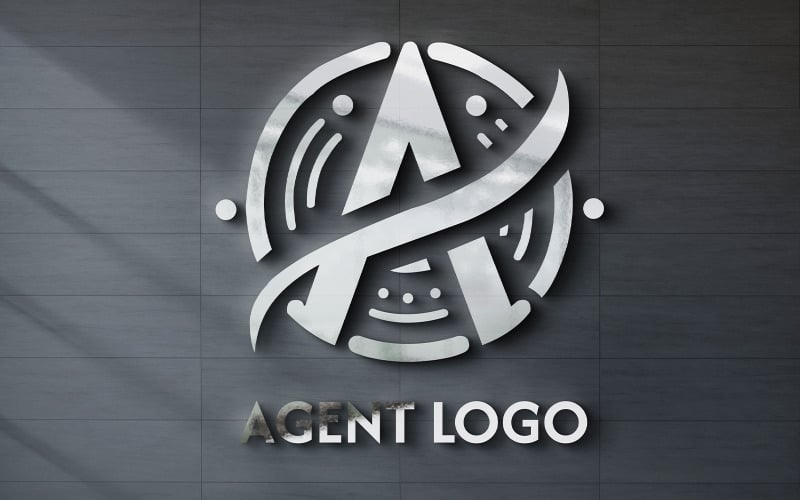 A Letter Logo Show of Agent Logo Template