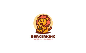 Burger King Mascot Cartoon Logo
