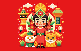 Chinese New Year Unique Vector Design 11