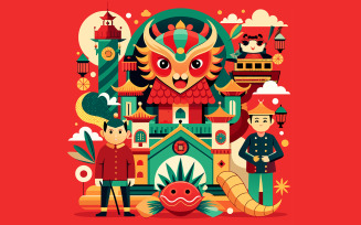 Chinese New Year Unique Vector Design 17