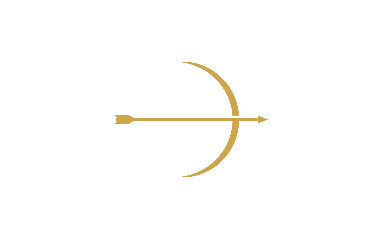 Okçuluk logo simge vektör illüstrasyon şablonu