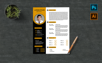 Professional and modern resume template