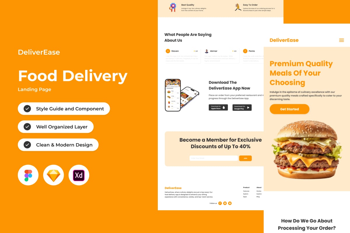 Template #394525 Order Foods Webdesign Template - Logo template Preview