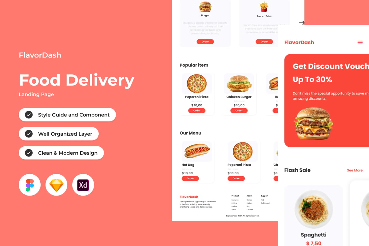 Template #394528 Order Foods Webdesign Template - Logo template Preview
