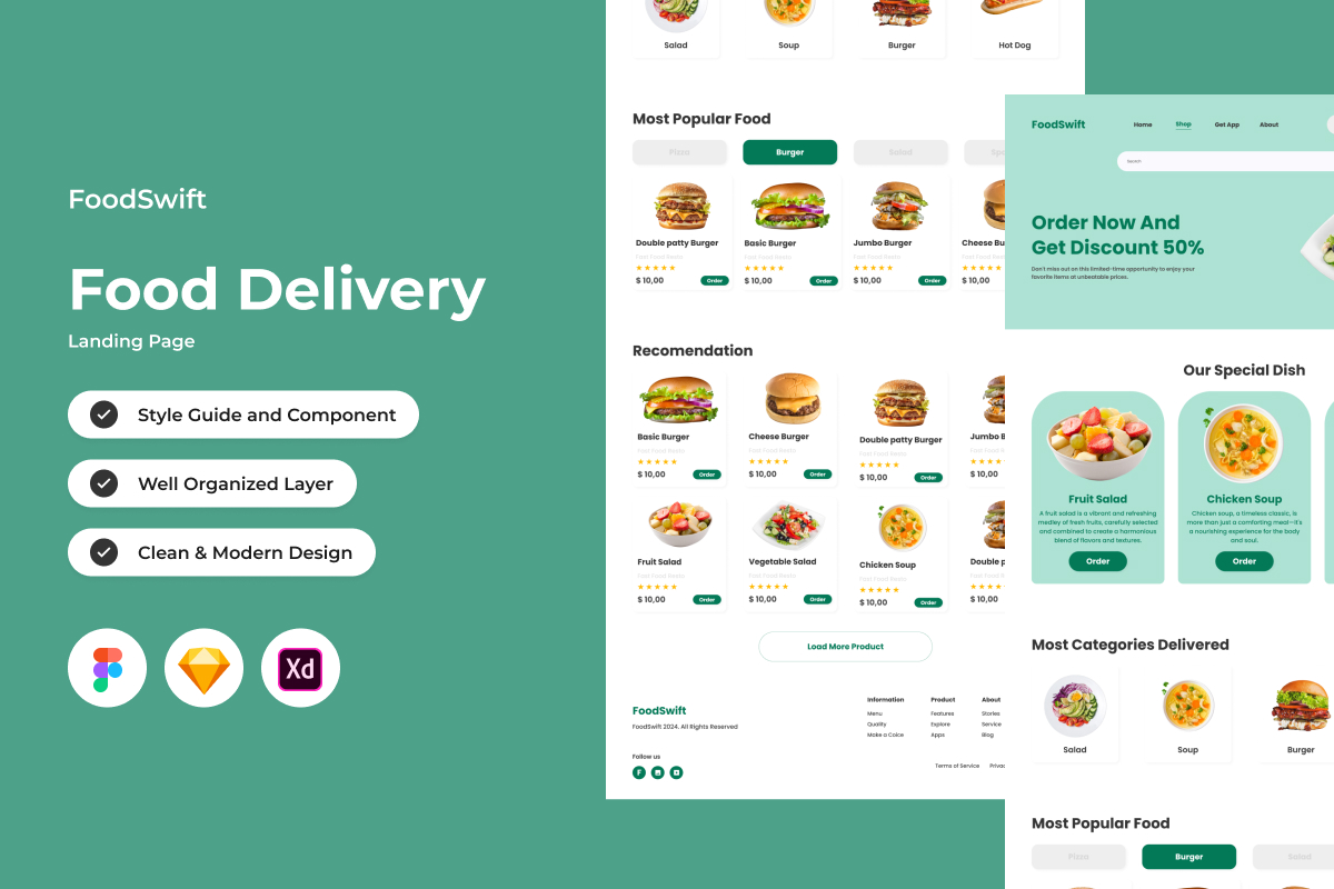 Template #394530 Order Foods Webdesign Template - Logo template Preview