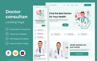 HealthCare - Doctor Consultant Landing Page V1