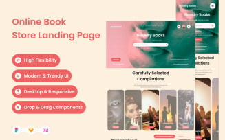 Novelty Books - Online Book Store Landing Page V1