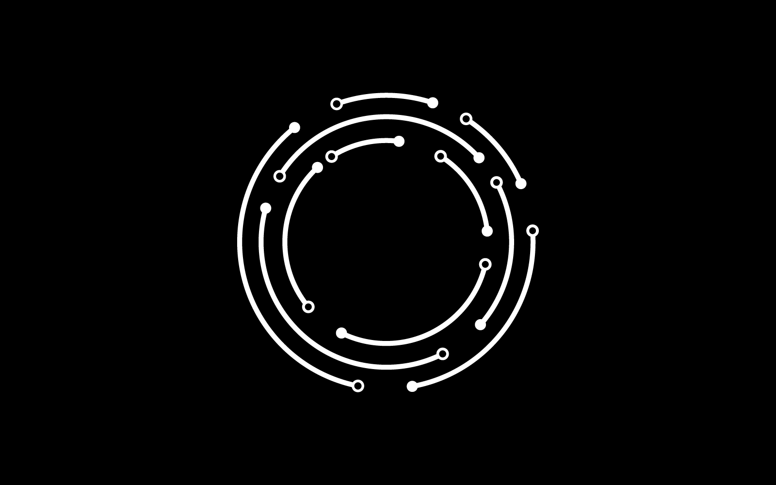 Circuit technologie illustratie vector ontwerpsjabloon