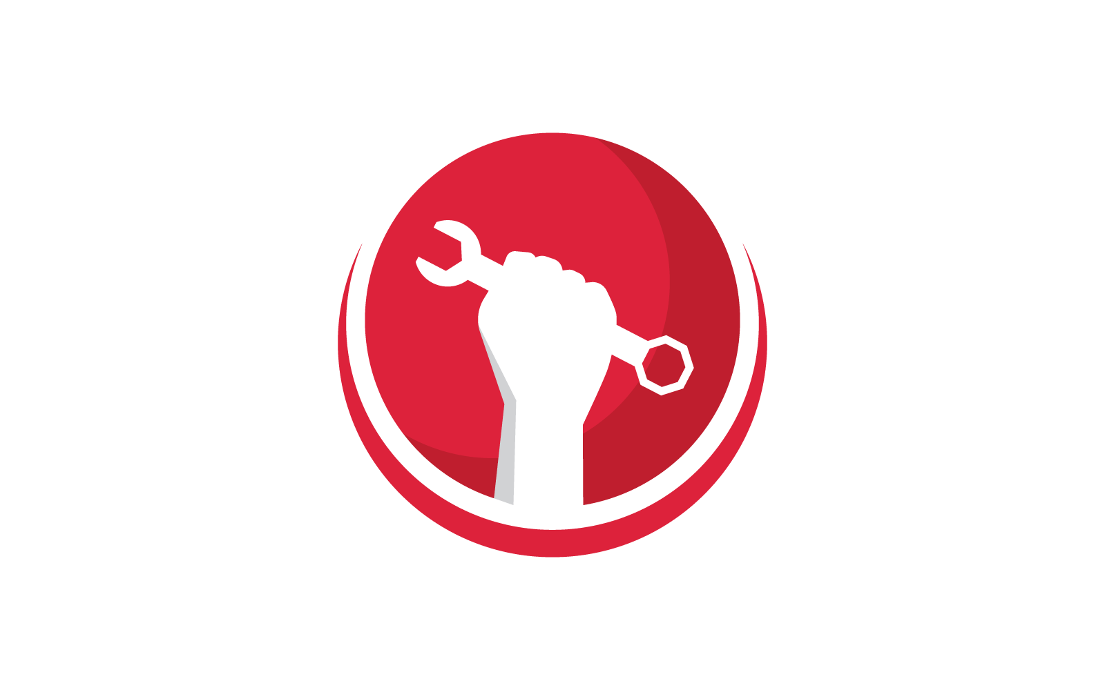 Glücklicher Arbeitstag 1. Mai, Symbol und Logo-Vektordesign