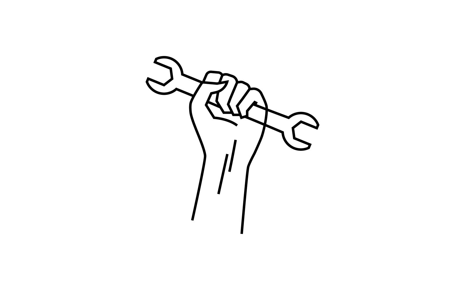 Happy labour day 1 may symbol and logo design template