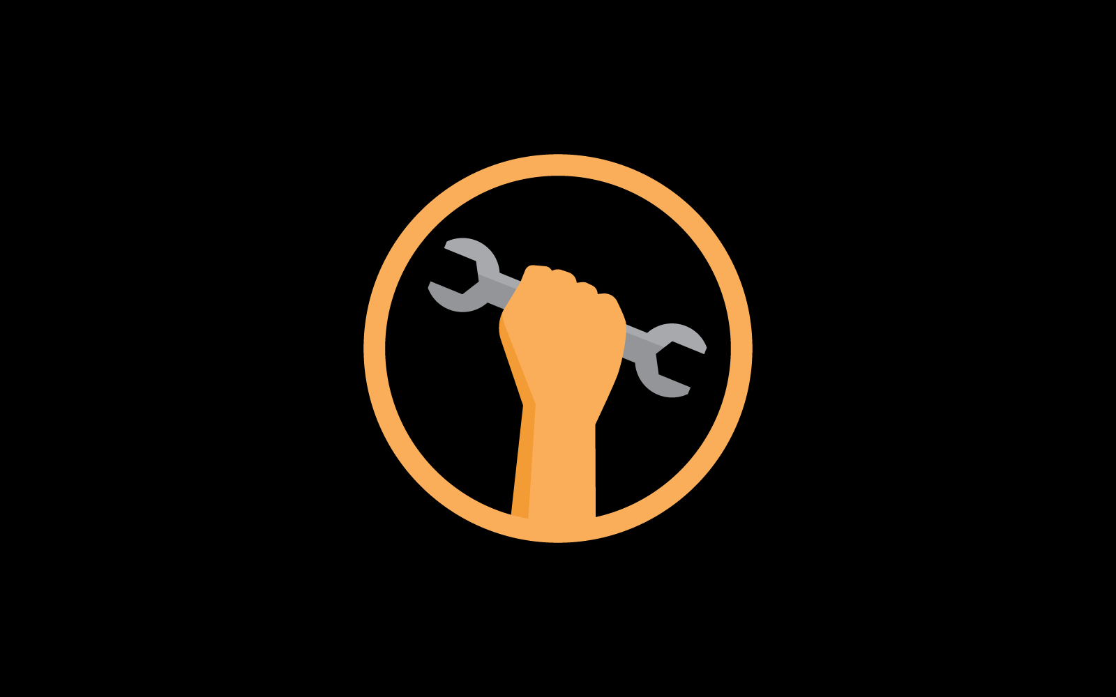 Happy labour day 1 may symbol and logo design vector template