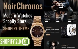 NoirChronos - Shopify Watches & Fashion Dark Theme