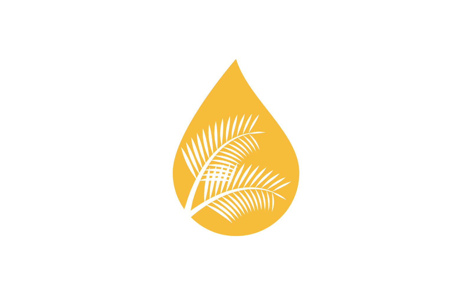 Palm oil logo vector flat design Logo Template