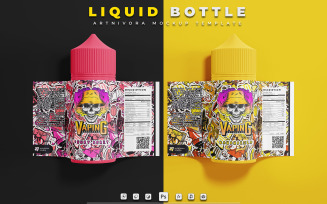 Vape Liquid Bottle Mockup 1
