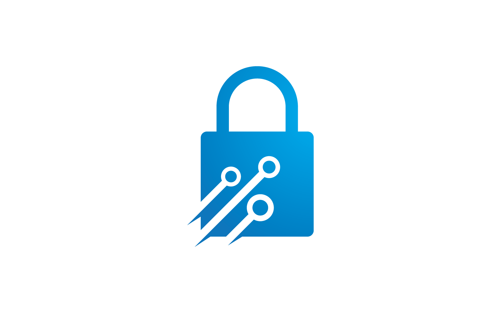 Vorlage für Vorhängeschloss-Logo-Vektorsymbole