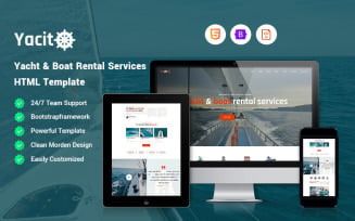 Yacit - Yacht And Boat Rental Services Website Template
